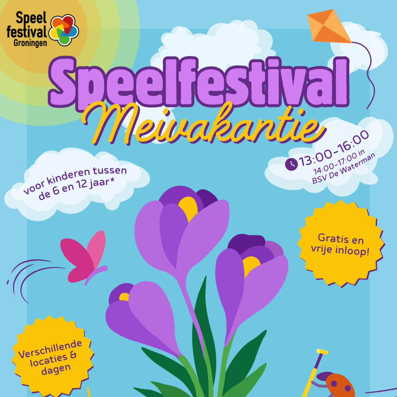 Internship Speeltuincentrale: posters for Speelfestivals in may